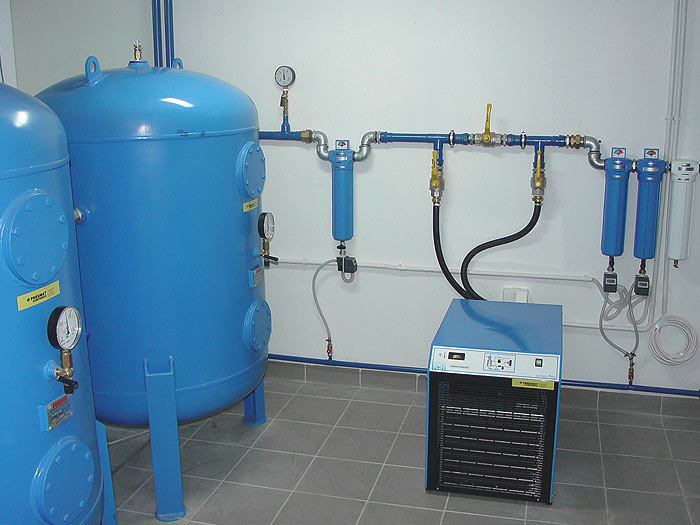 instalacja filtrowania powietrza przemyslowa srubowe